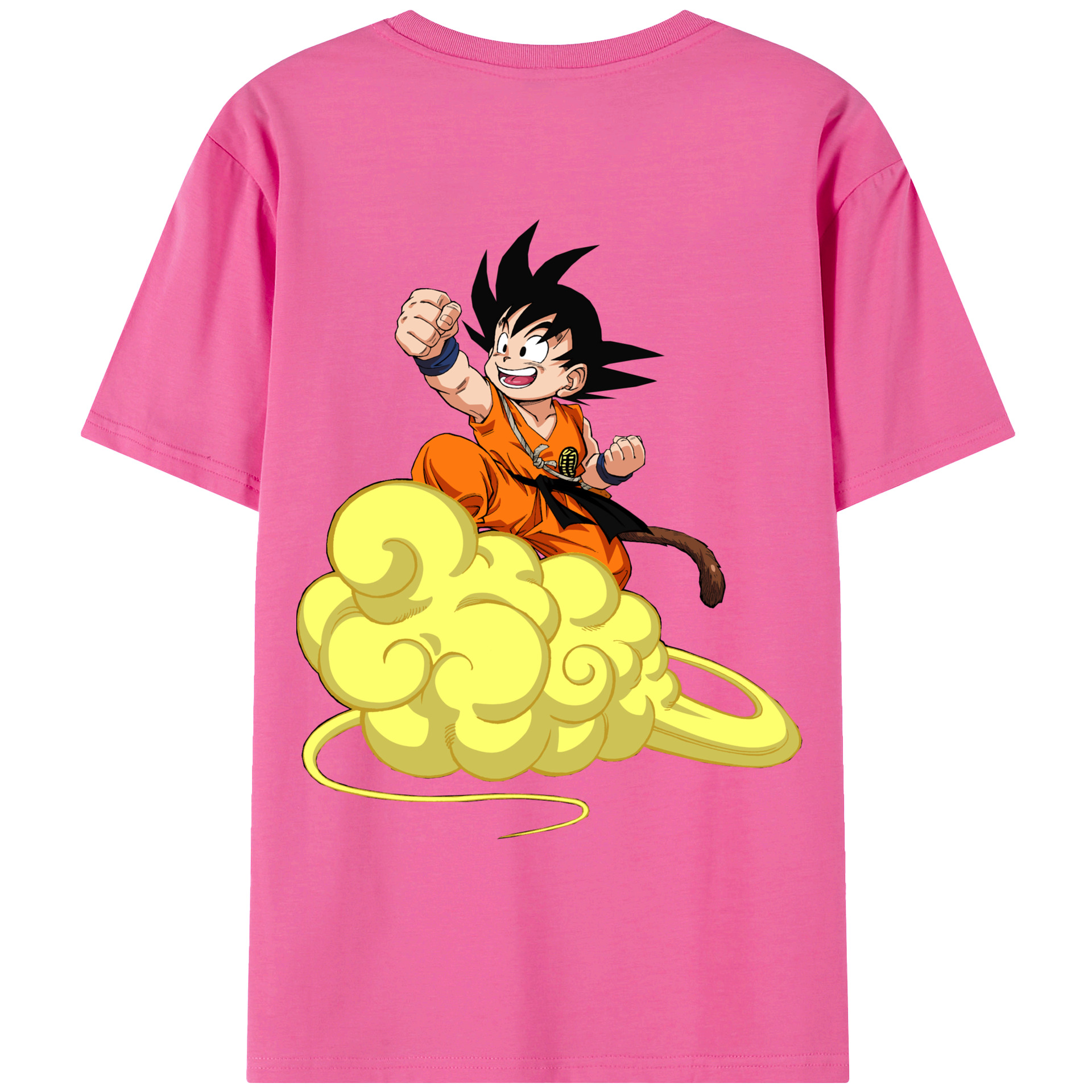 （画像用） ドラゴンボール 孫悟空（そん ごくう）Son Goku カカロット DRAGON BALL Kakarotto レディース半袖Tシャツ(バックプリント)